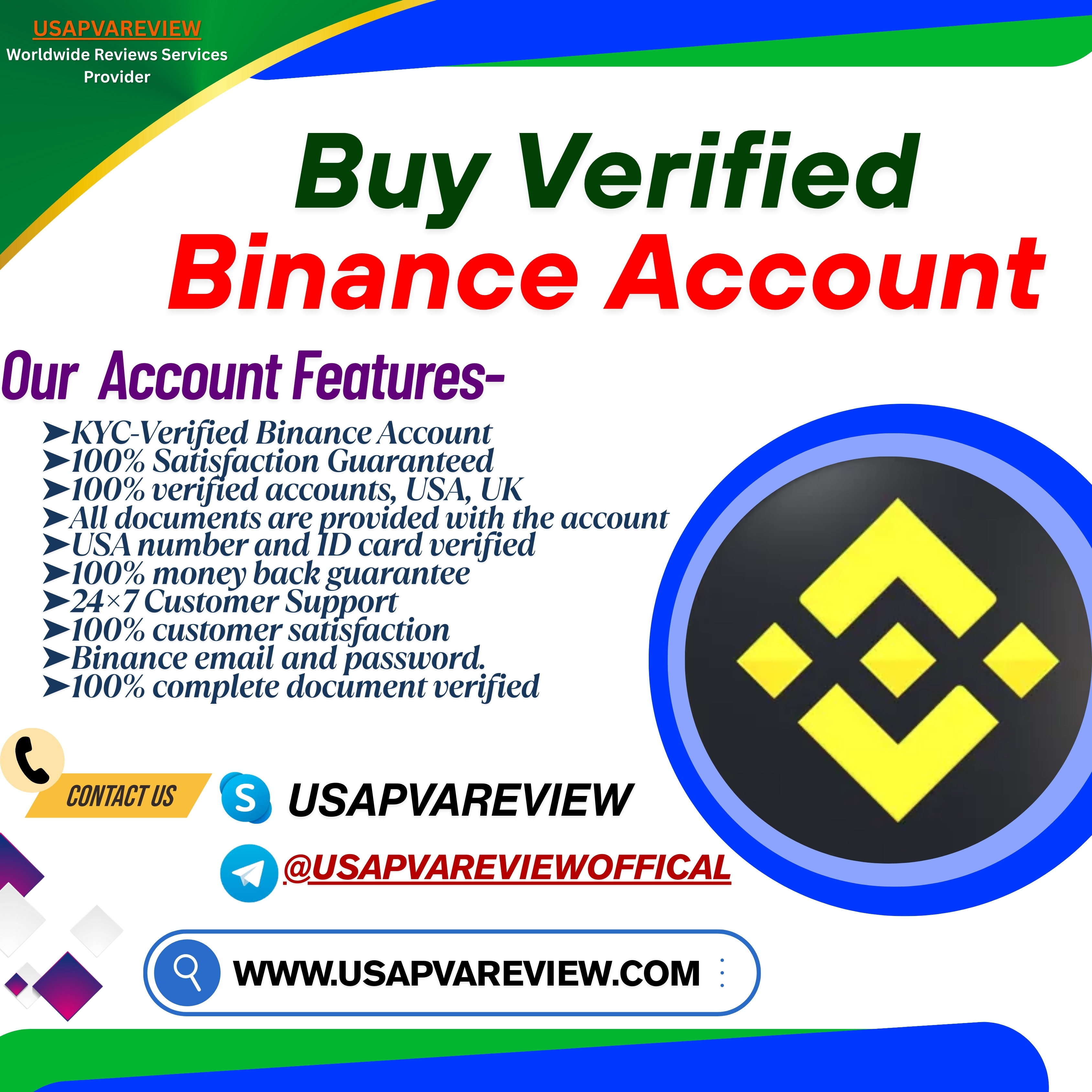 Best Advertise for B uy Verified Binance Account