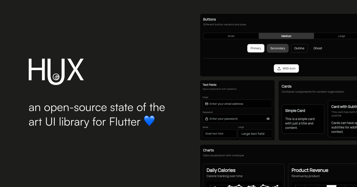 Meet Hux UI: The Flutter library I wish I had a year ago