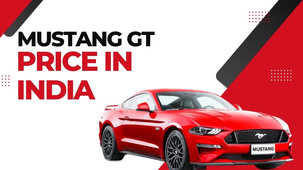 Mustang GT Price in India