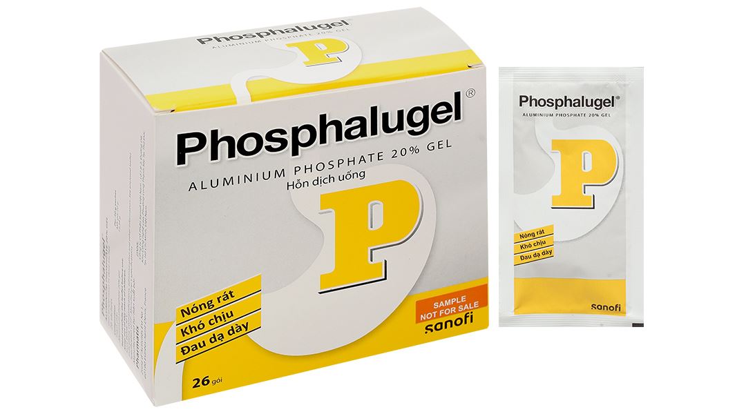 Cơ chế giảm axit dạ dày của Phosphalugel.
