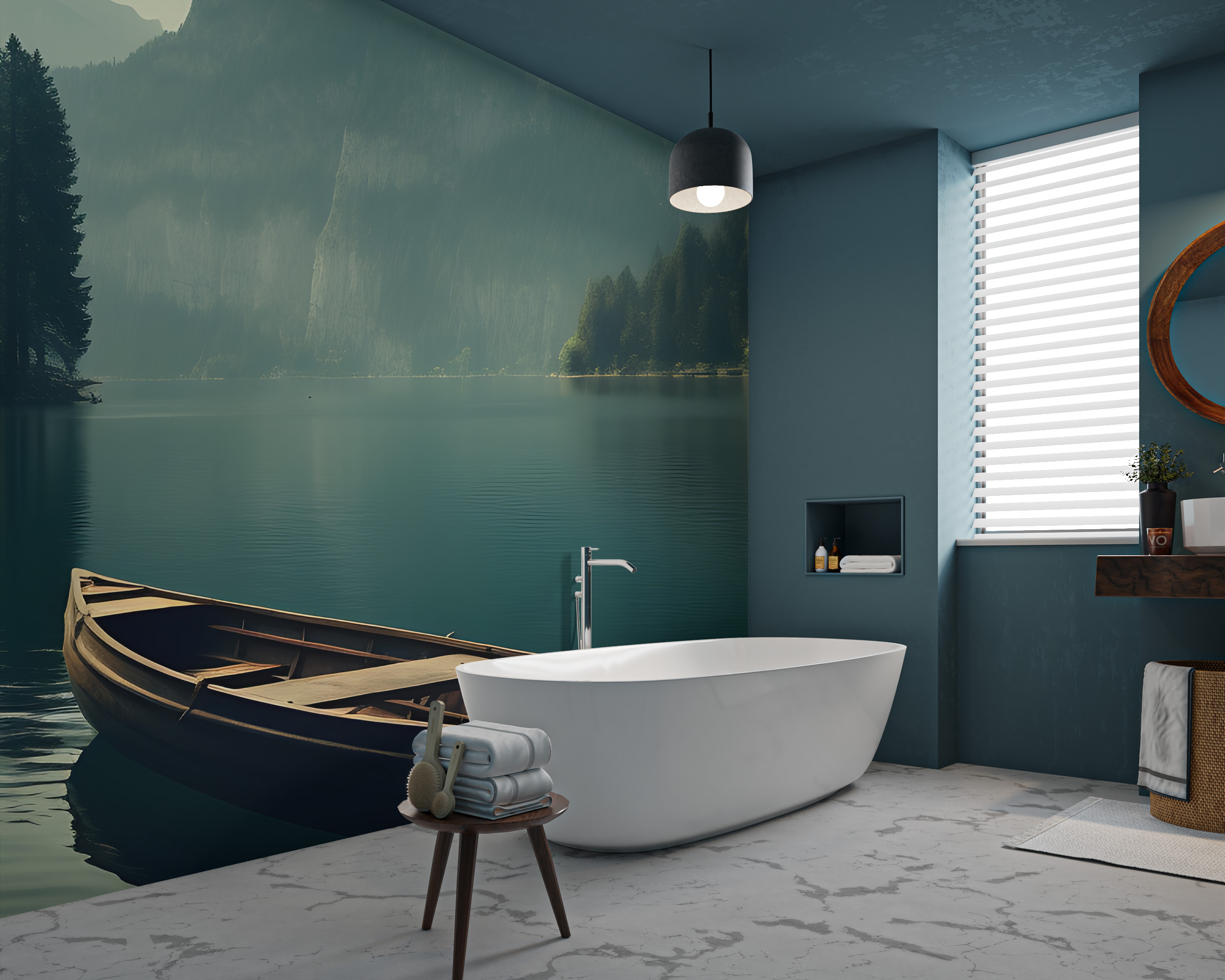 Waterproof Wallpaper Ideas That Handle Splashes with Style