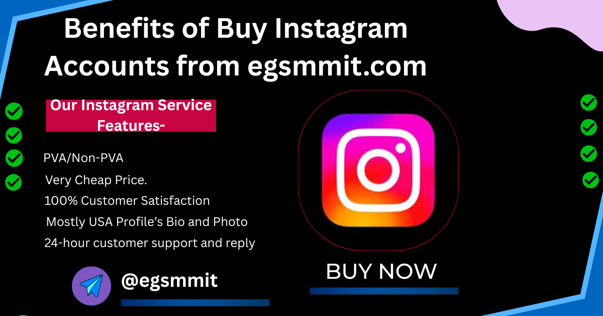 Top Website To Buy Instagram Accounts In USA or UK