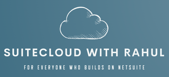 SuiteCloud with Rahul