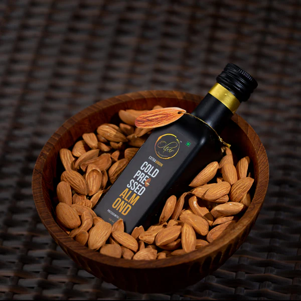 Cold Pressed Almond Oil for Glowing Skin and Nourished Hair
