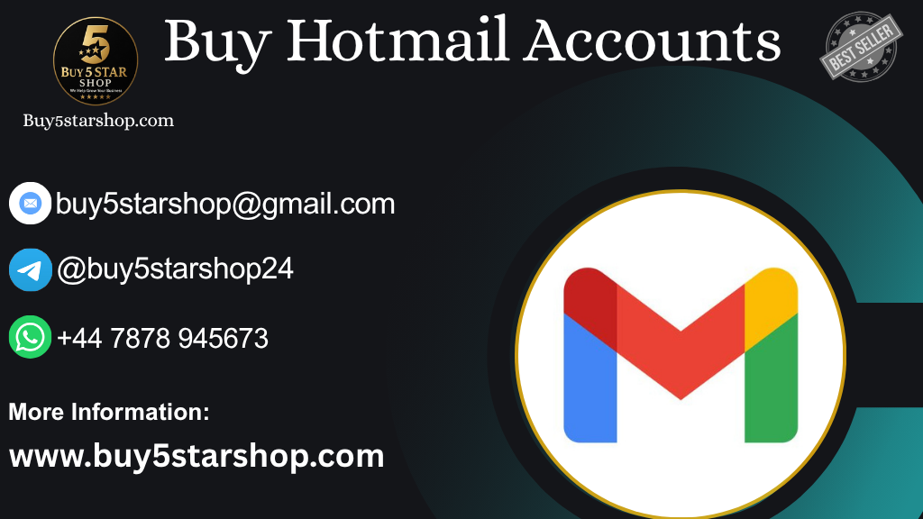 Buy Hotmail Accounts: Your Premier Source for Verified, Bulk, USA & UK Accounts at Buy5StarShop.com