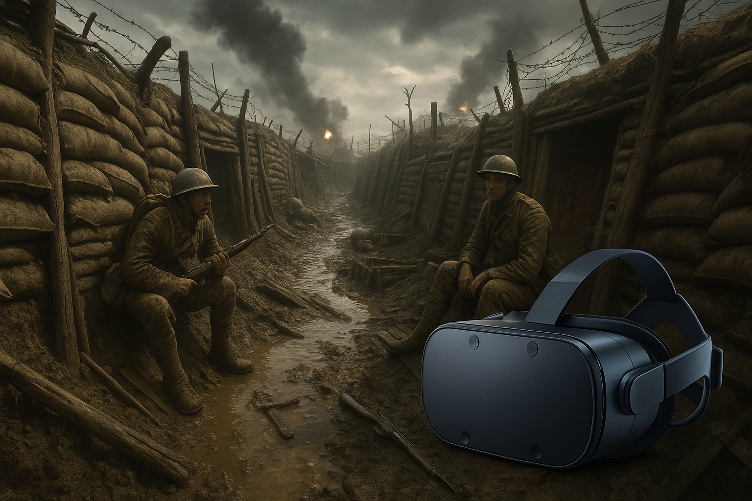 VR Immersion in World War I Trenches