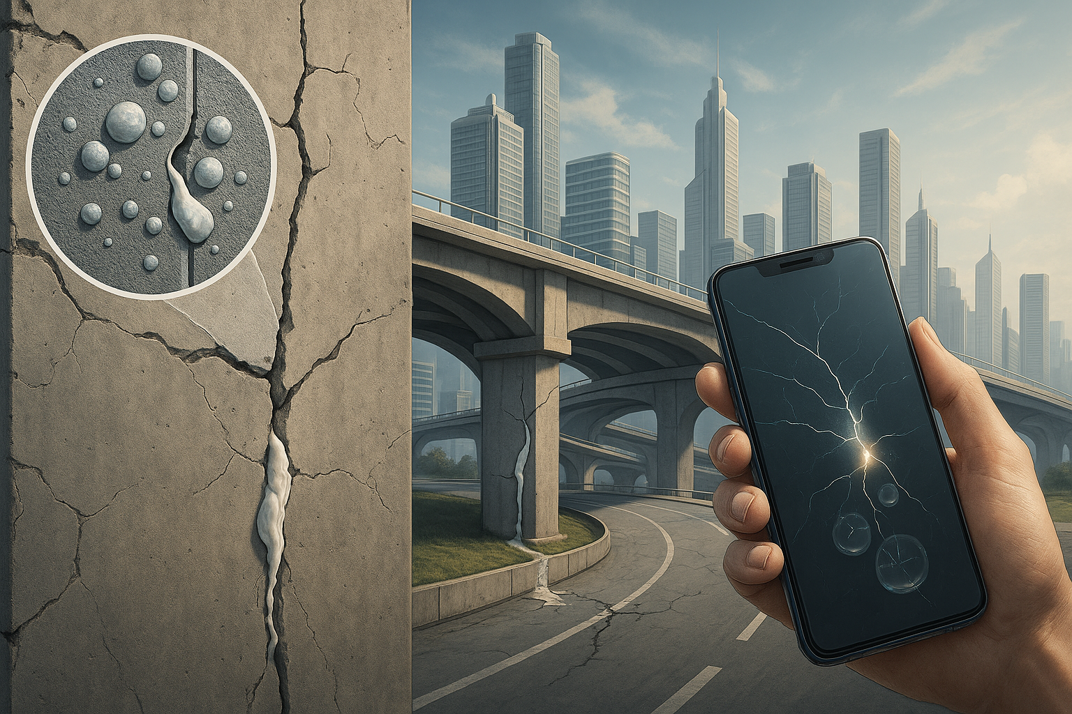 Self-Healing Concrete and Polymers