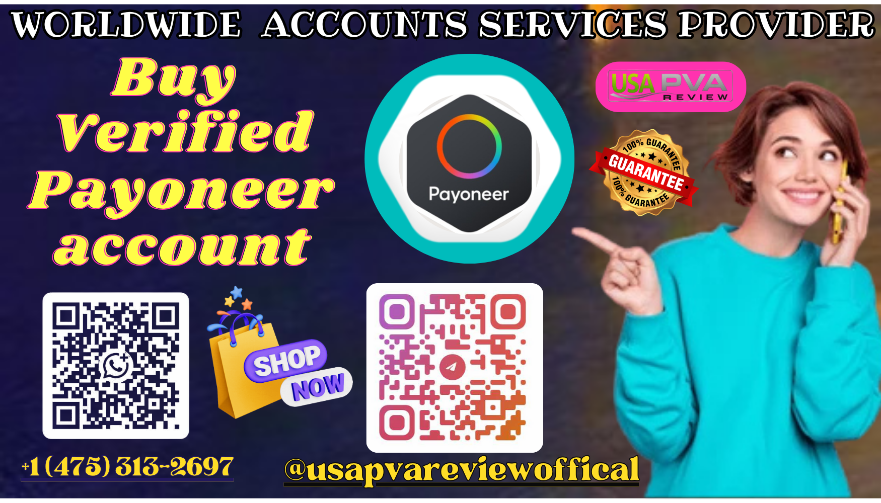 10+6 Top Website To Bu ying Verified Payoneer account