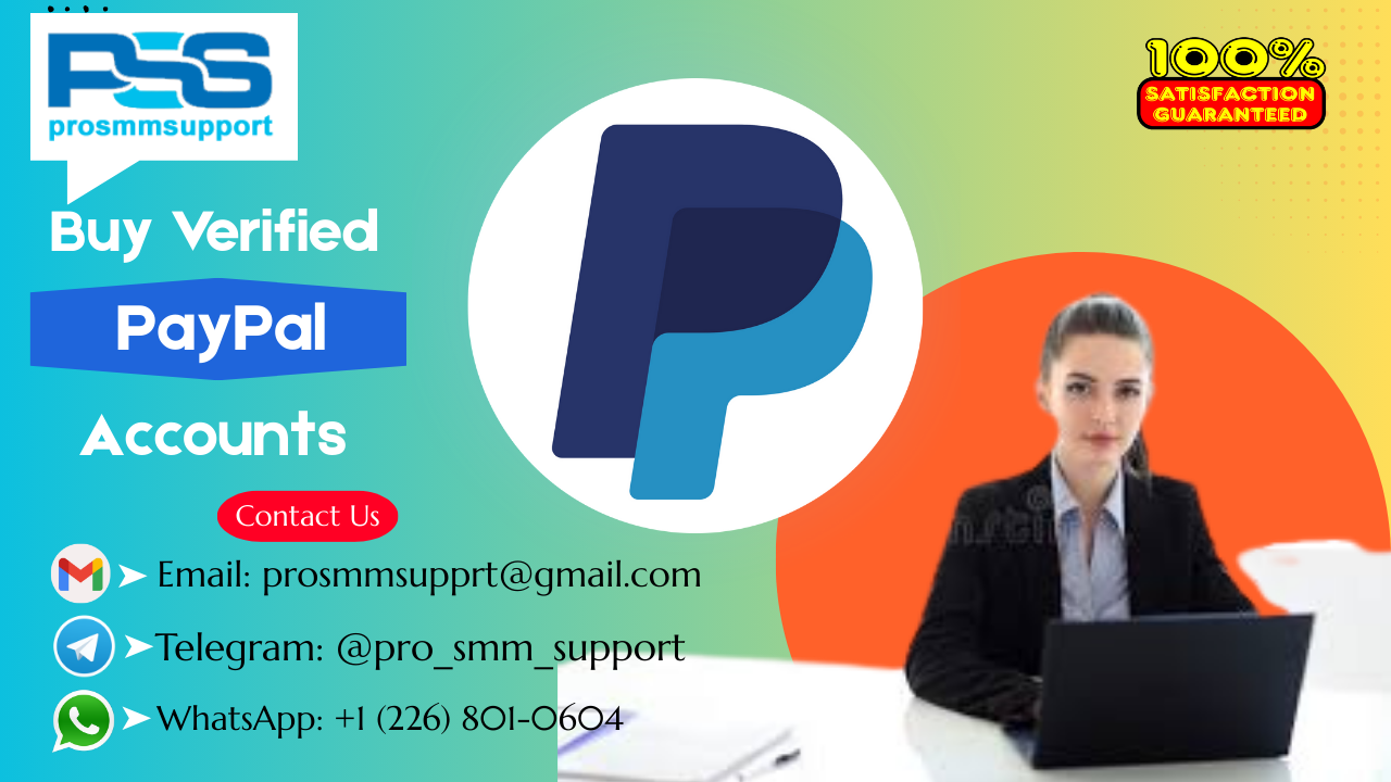B-uy Verified PayPal Account with Full Access And Full Verified