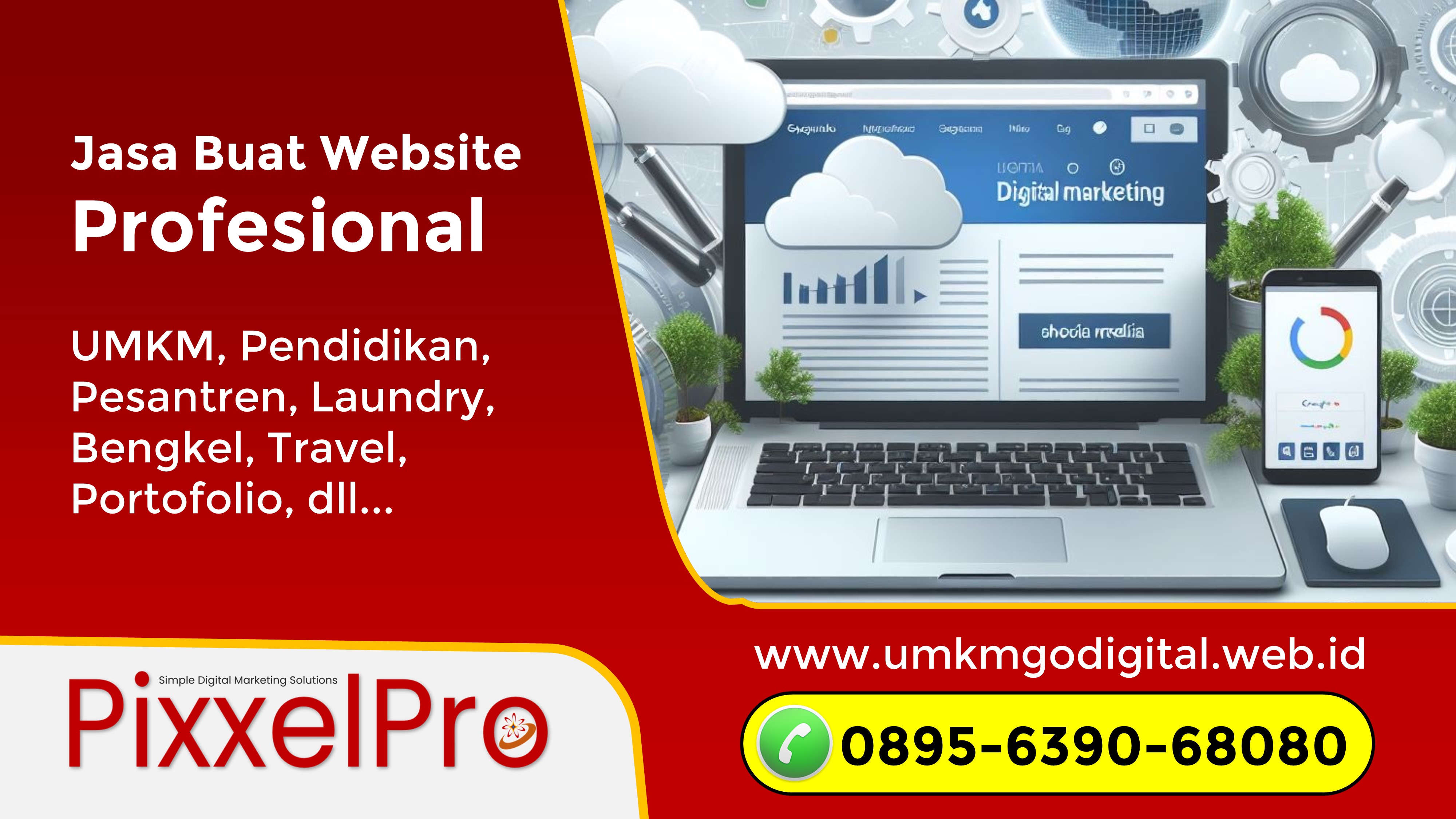 Hub 0895-6390-68080 Jasa Pembuatan Web Perumahan di Tambrauw
