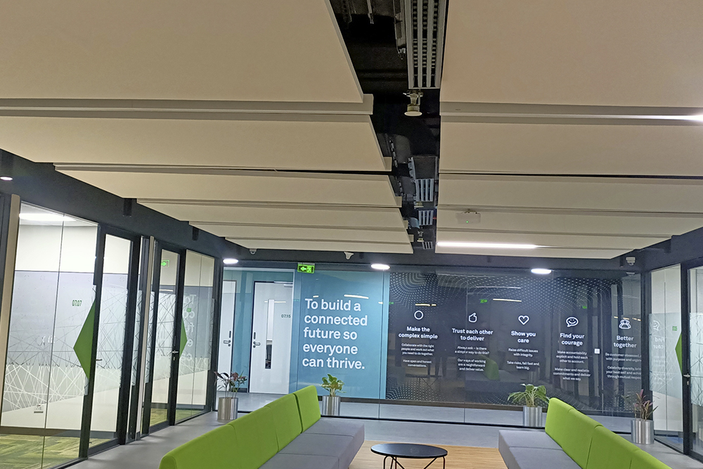 Net-Zero Construction with PET Acoustic Panels