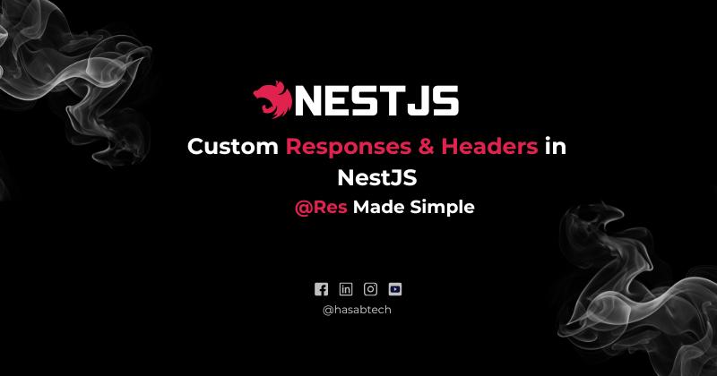 How to Handle Custom Responses and Headers in NestJS with @Res