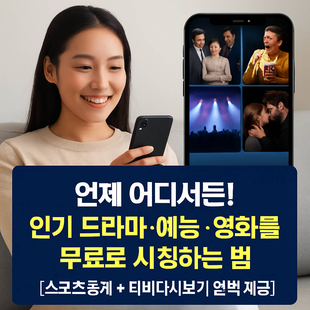 📱 Tv 앞에 앉지 않아도 되는 시대, 휴대폰으로 즐기는 콘텐츠의 자유