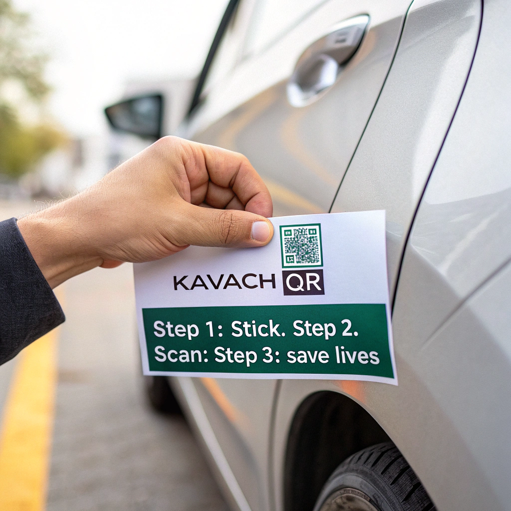 Kavach QR: Because Every Ride Should End With You Coming Home Safe