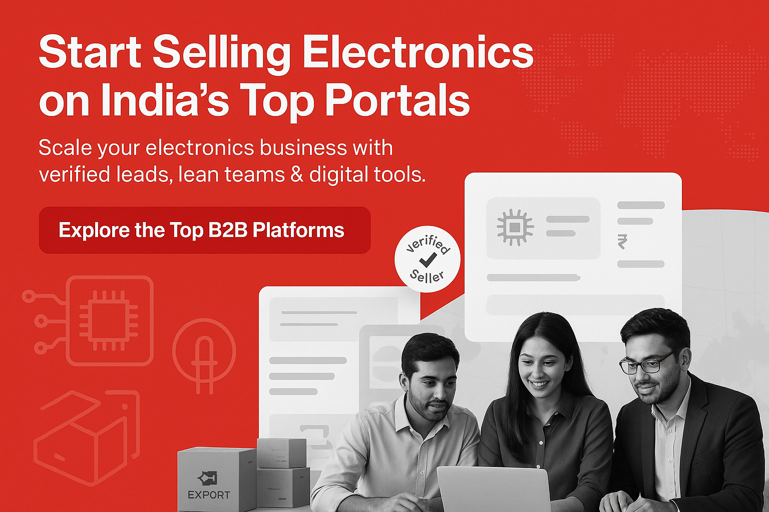 Start Selling Electronics on India’s Top Portals