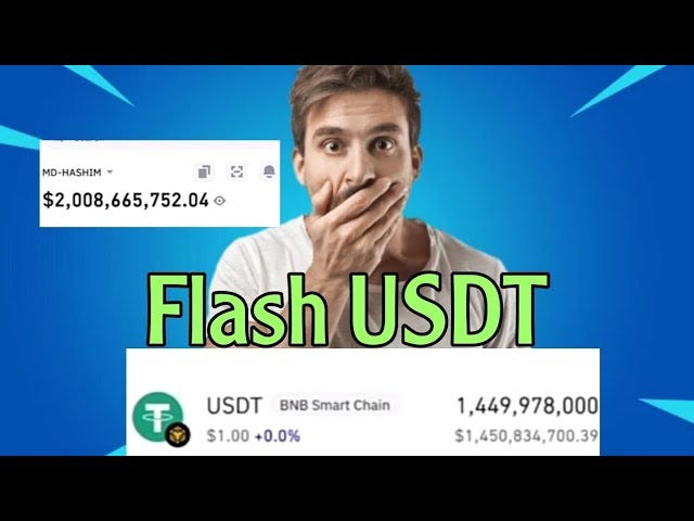 How To Flash USDT Into Blockchain Wallet