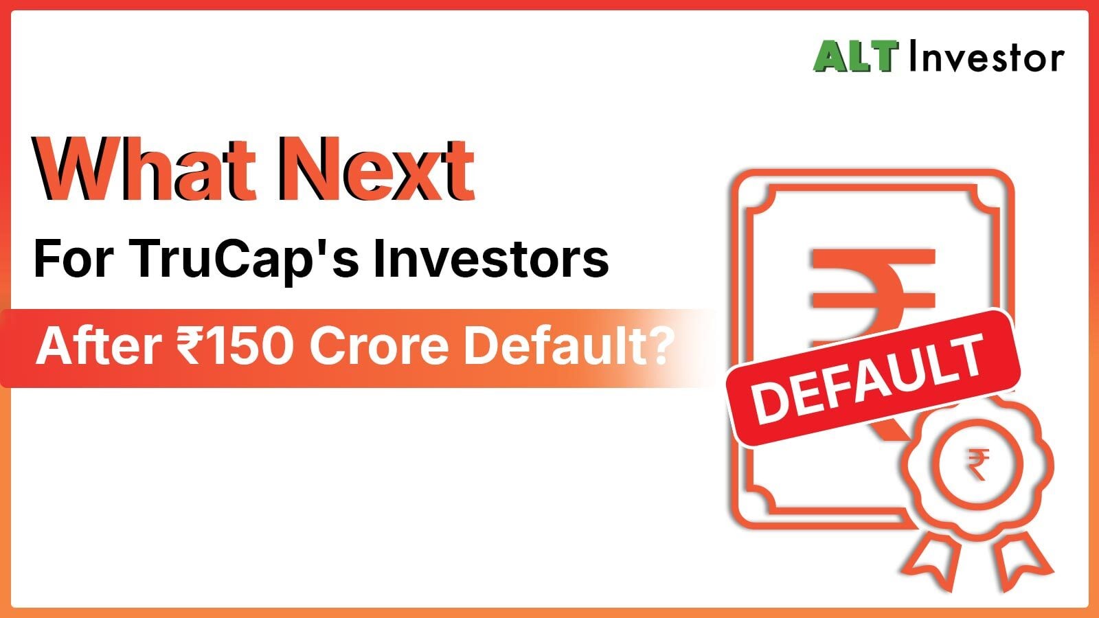 TruCap Finance Default: What's Next For Investors?