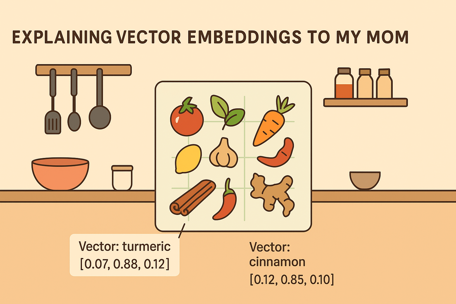 Explaining Vector Embeddings to My Mom