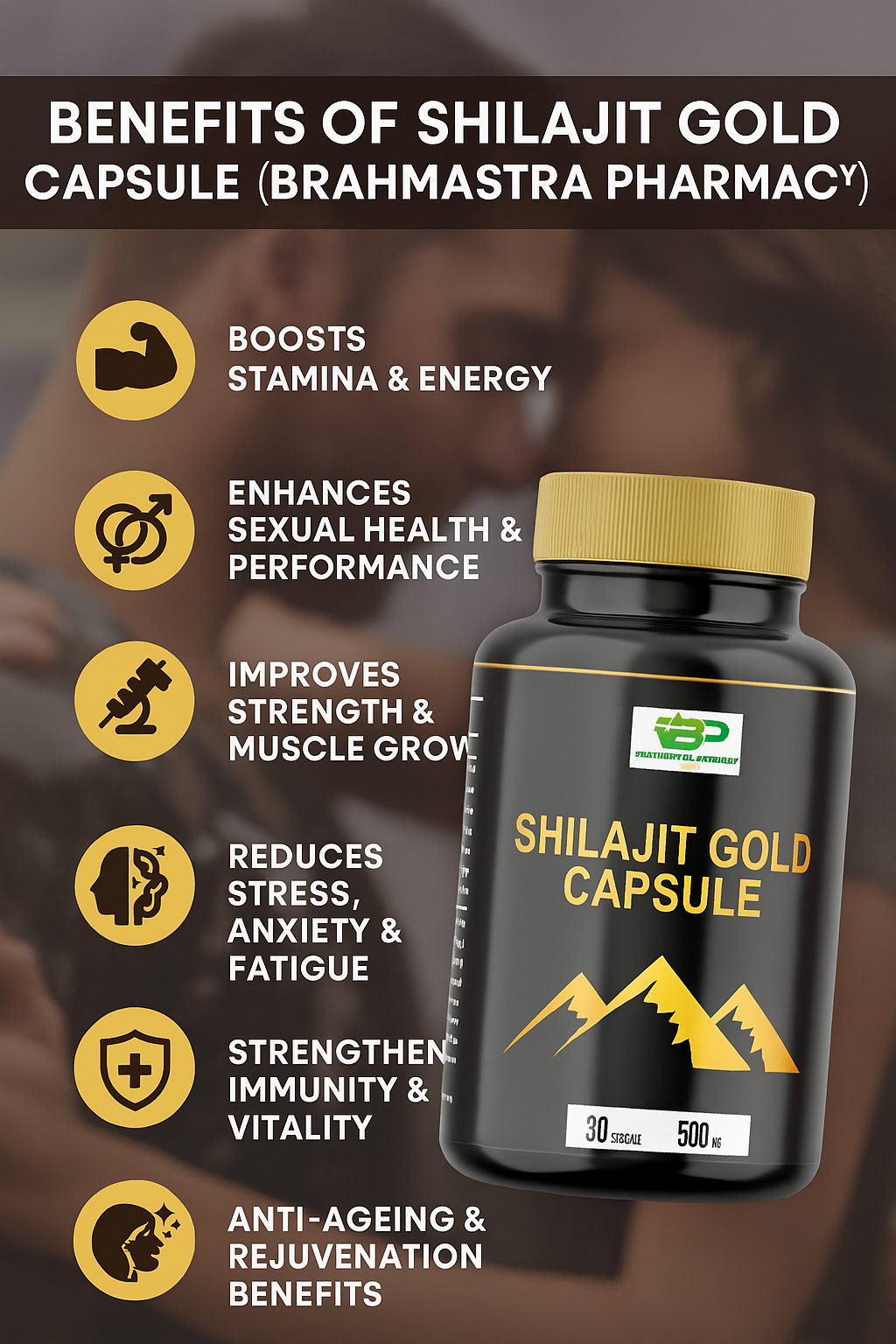 Original Shilajeet Gold Capsule: Benefits, Dosage & Price in India