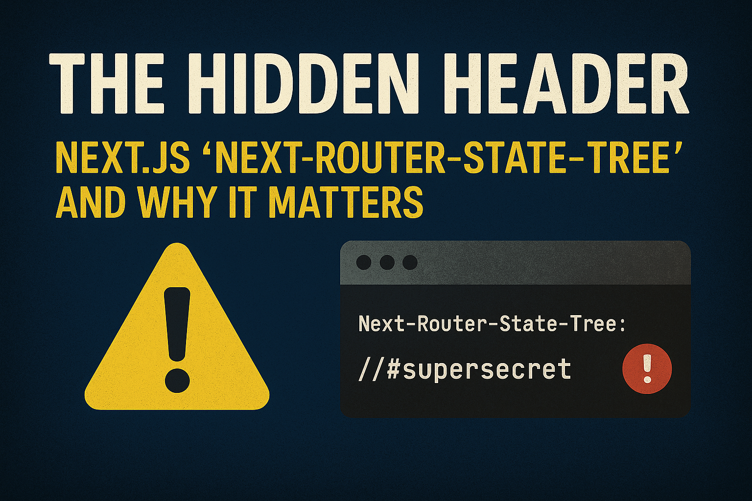 The Hidden Header: Next.js Next-Router-State-Tree and Why It Matters