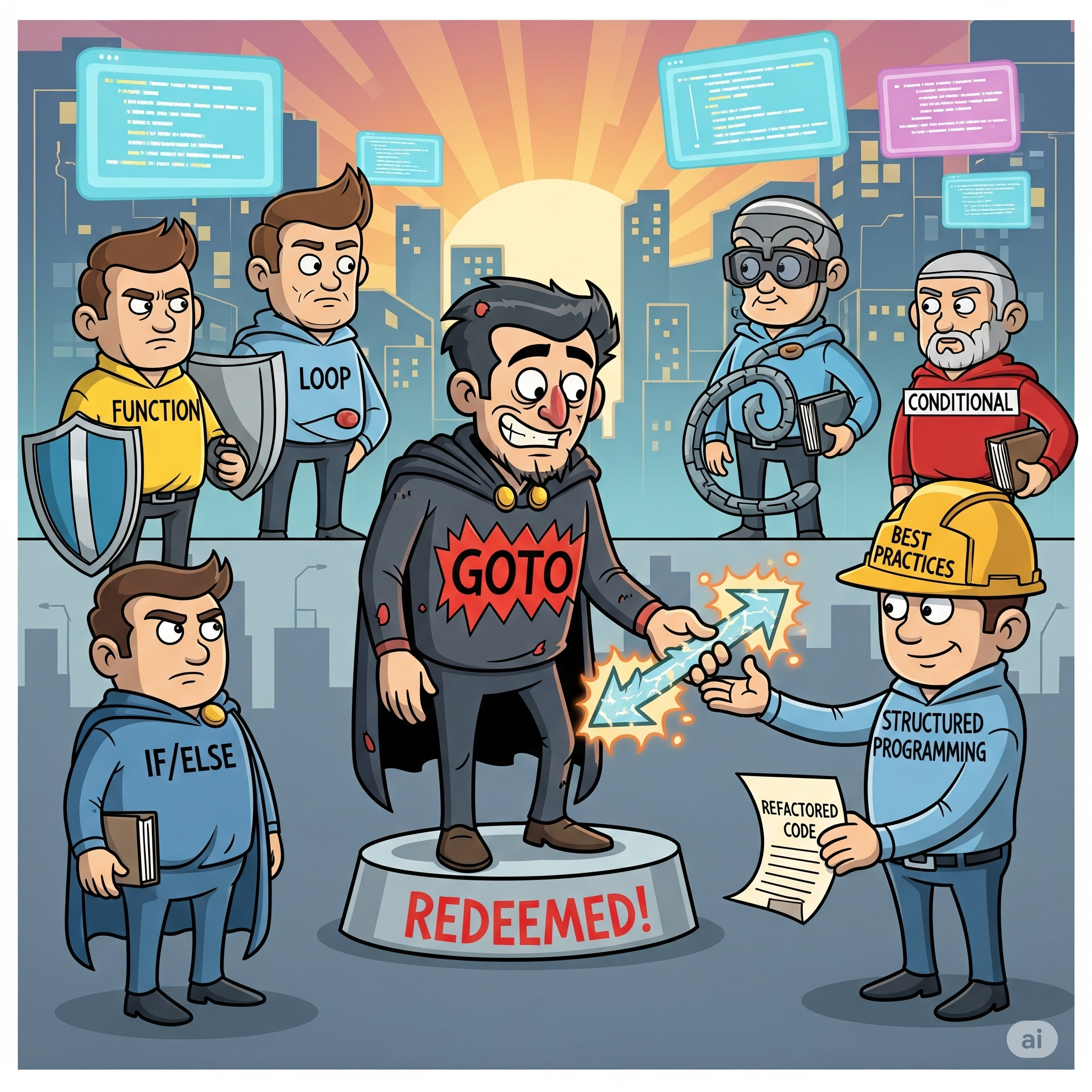 The GOTO Statement: Programming's Most Notorious Villain, Redeemed?