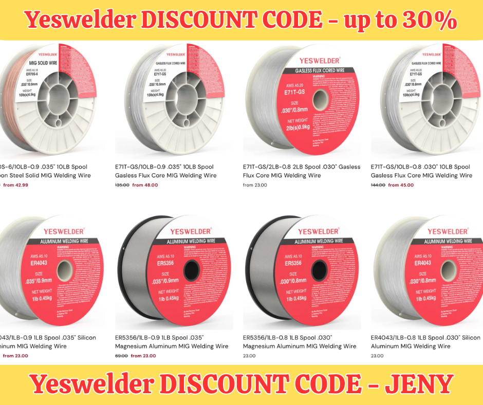 Yeswelder Discount Code: JENY – Save up to 30% Off!
