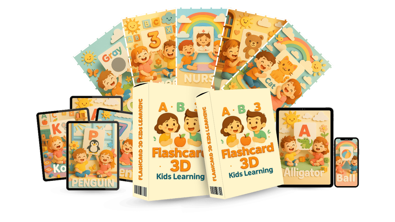 Flashcard 3D Kids Learning Review – Make Learning Fun, Creative, and Profitable for Kids