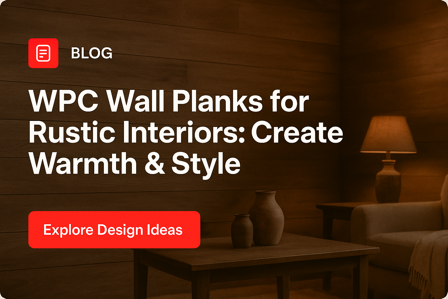 WPC Wall Planks for Rustic Interiors: Create Warmth & Style