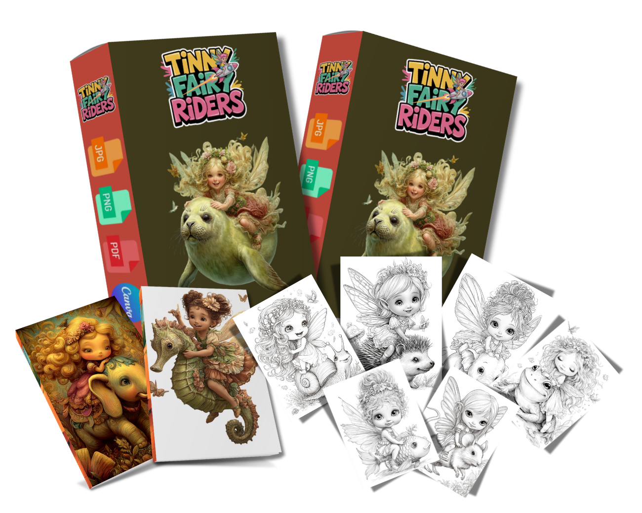 Tiny Fairy Riders Review – Tap Into the $2.6B Coloring Book Market with Zero Design Skills