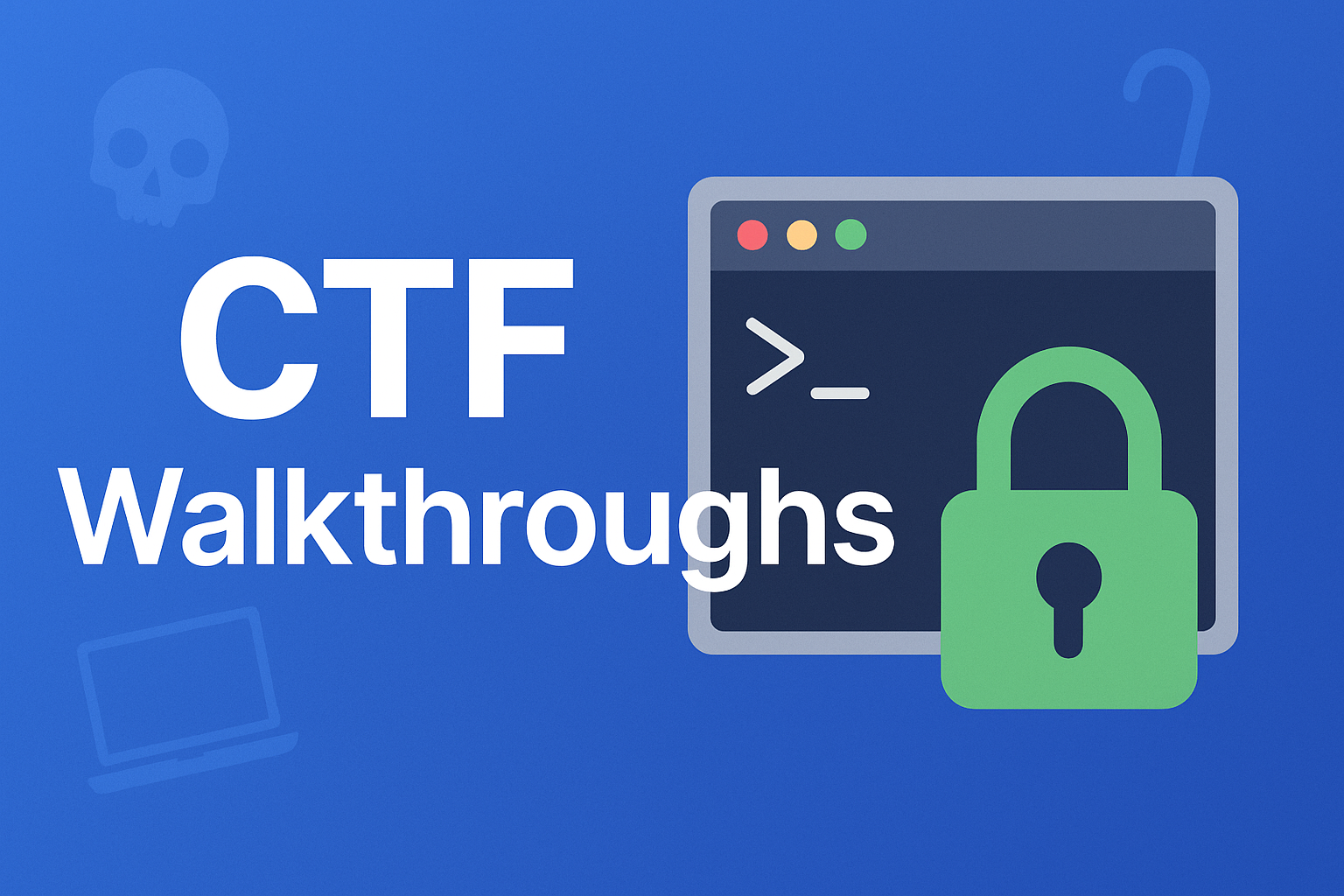 Cover Image for CTF Walkthroughs