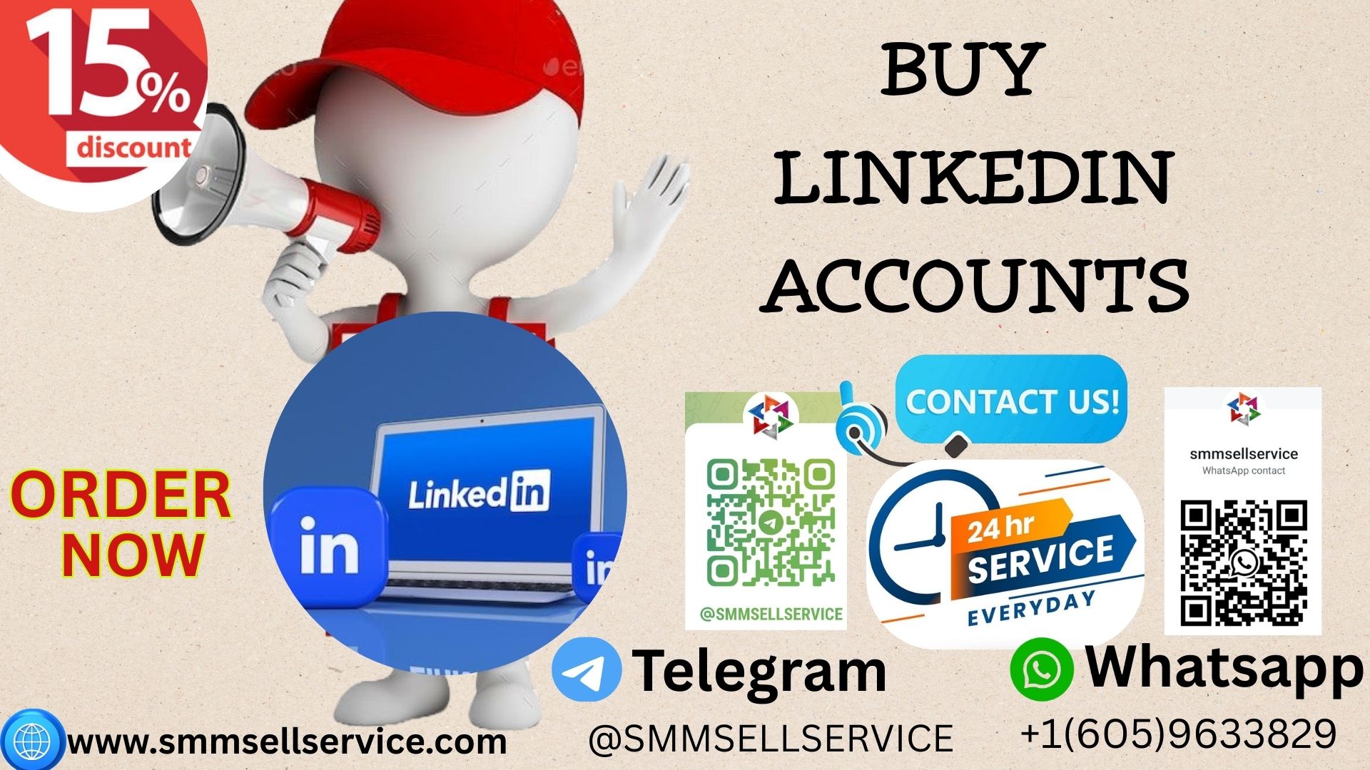 3 Best sites to Buy,,, Linkedin Accounts (PVA & Phone Verified)