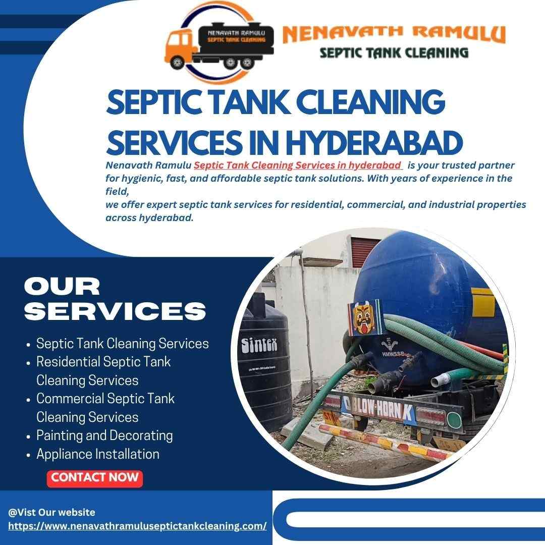 Septic Tank Cleaning Services in hyderabad