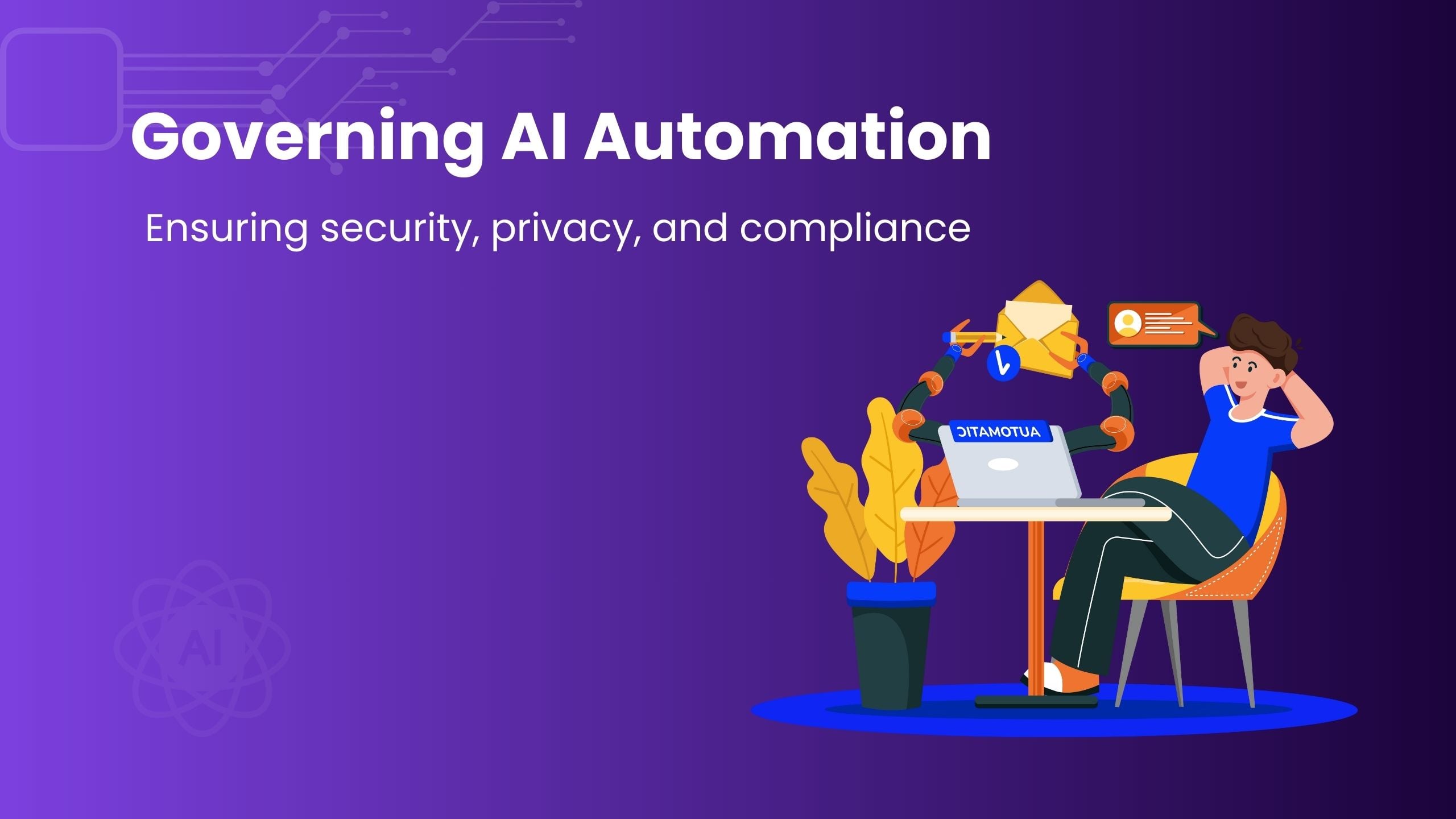 How to Govern AI automation for security, privacy, and compliance?