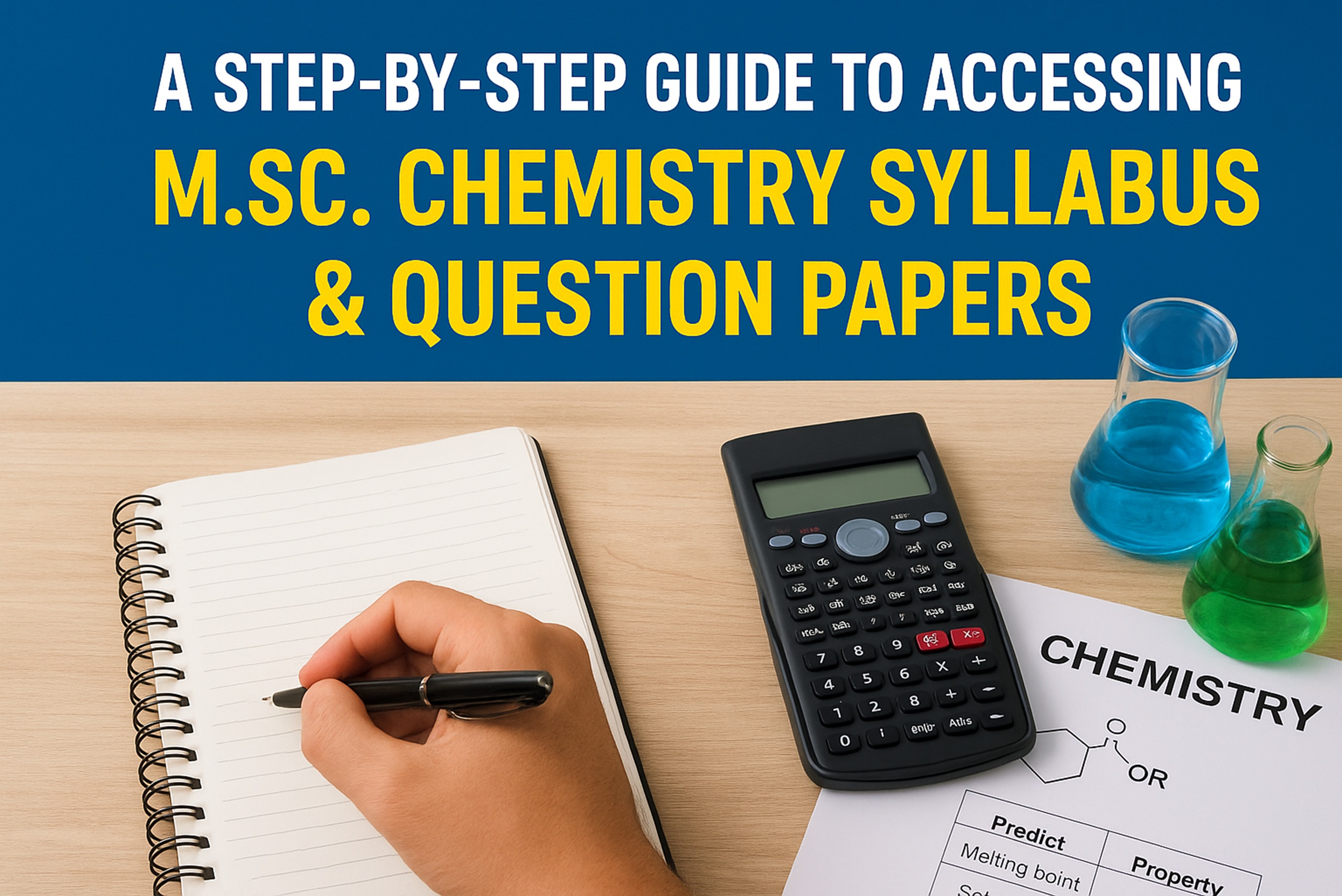 A Step-by-Step Guide to Accessing M.Sc. Chemistry Syllabus & Question Papers