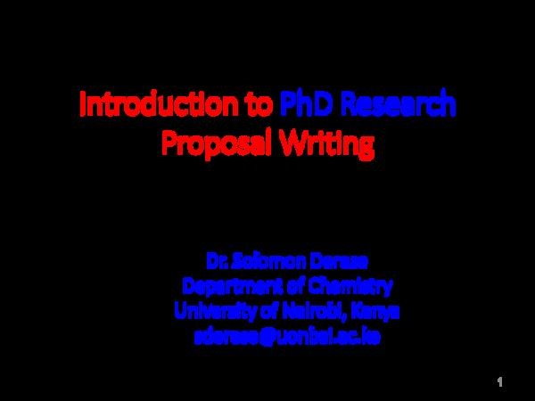 Crafting a PhD Research Proposal That Inspires Confidence