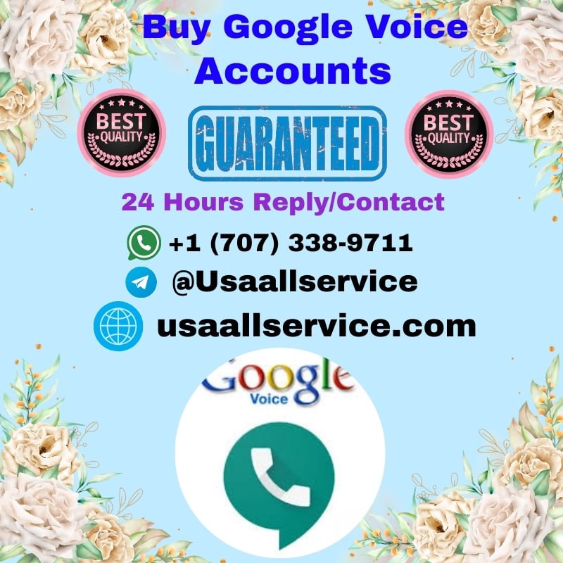Buy Google Voice Accounts- 100% Safe, Level-3, US, UK in 2025