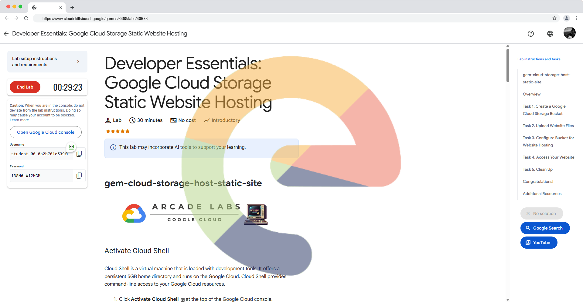 Developer Essentials: Google Cloud Storage Static Website Hosting - ge