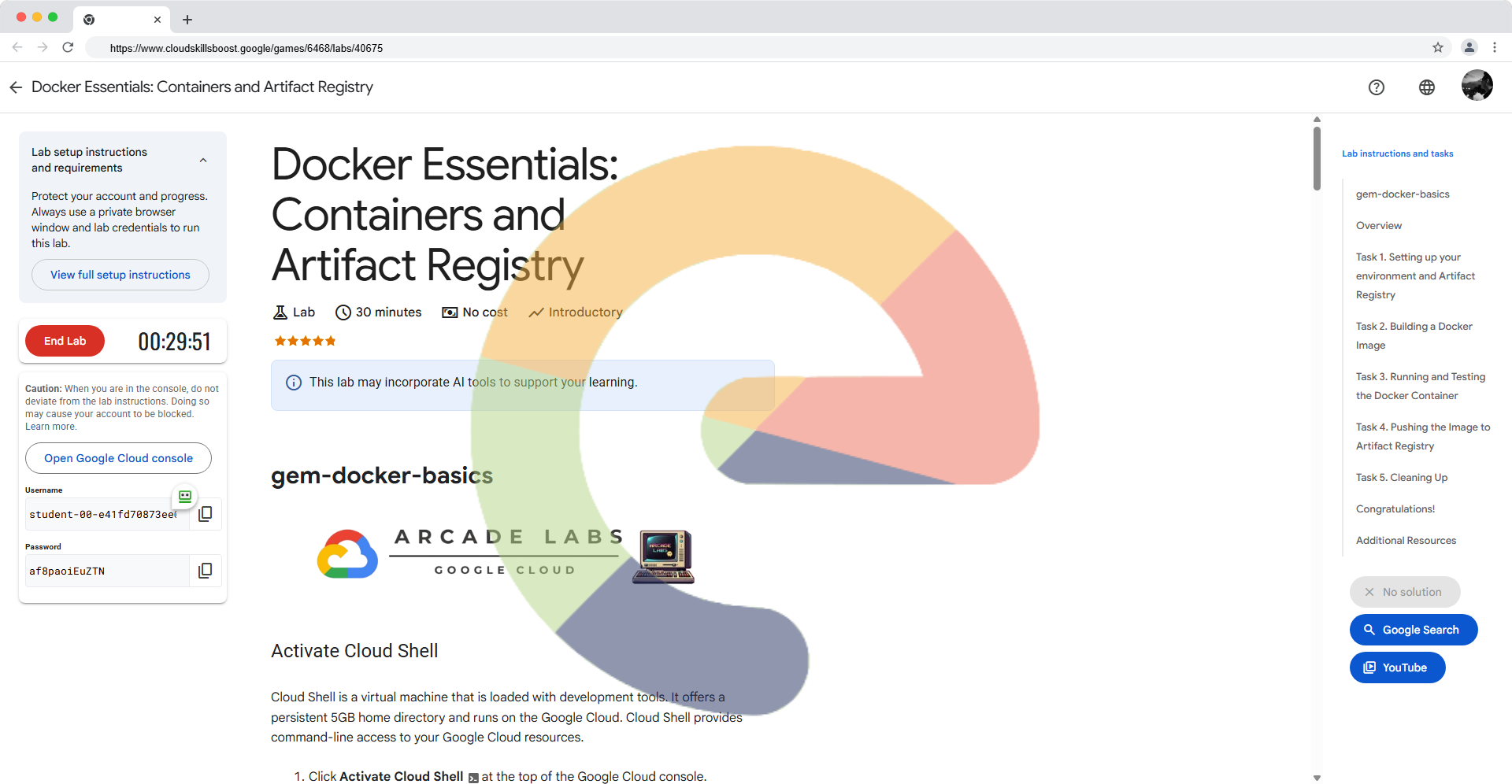 Docker Essentials: Containers and Artifact Registry - gem-docker-basic