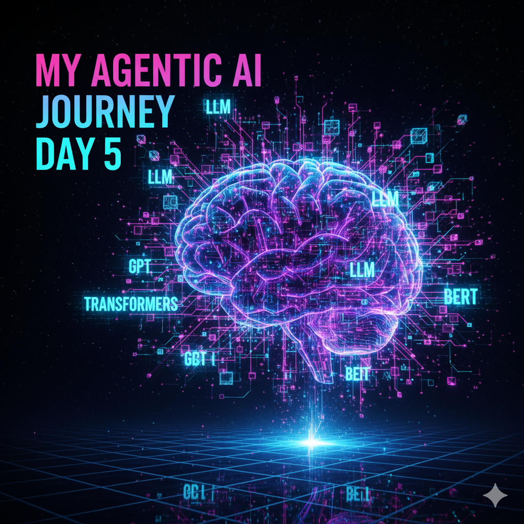 My Agentic AI Journey – Day 5: Exploring Large Language Models and Their Building Blocks 🚀