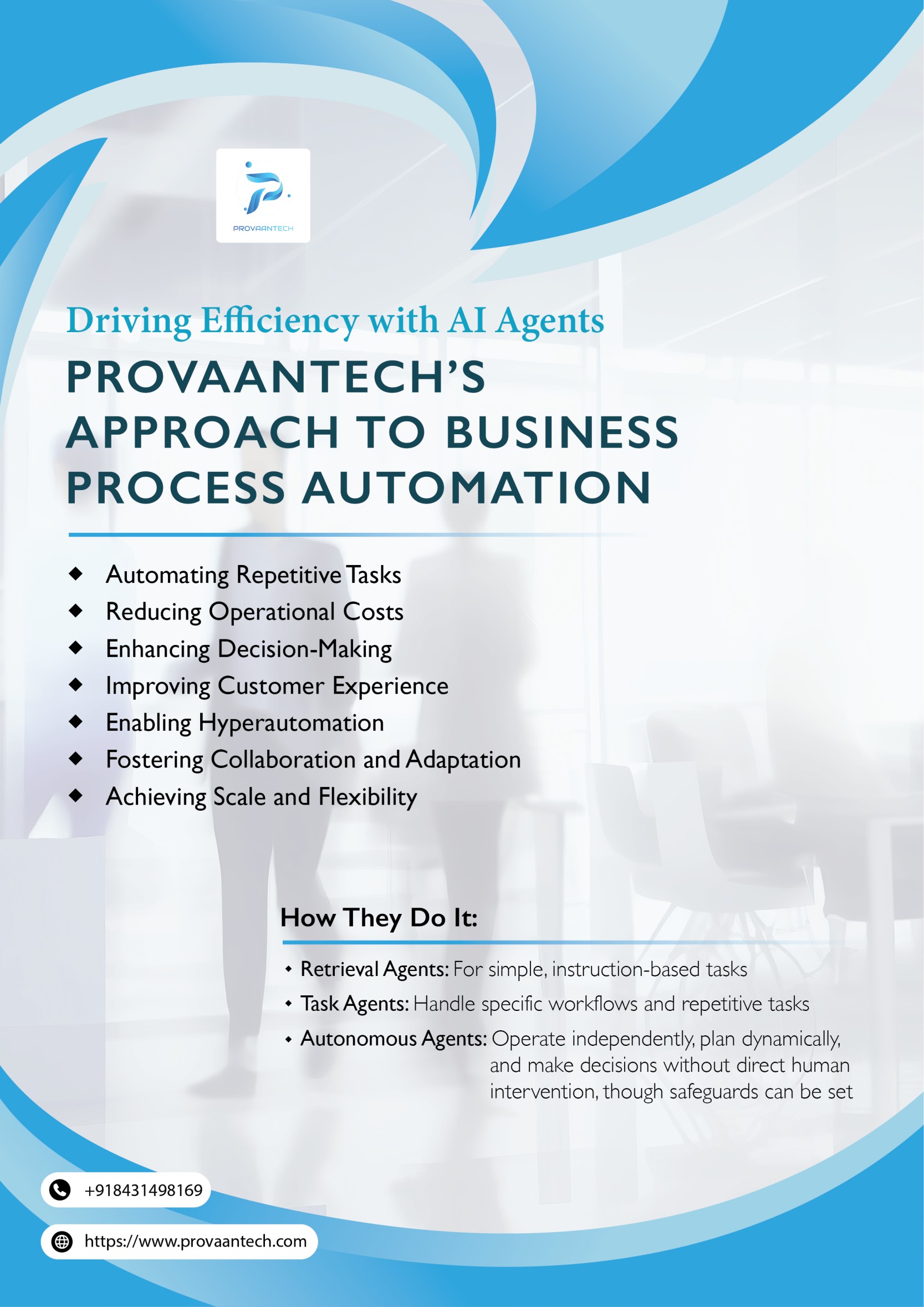 Driving Efficiency with AI Agents: ProvaanTech’s Approach to Business Process Automation