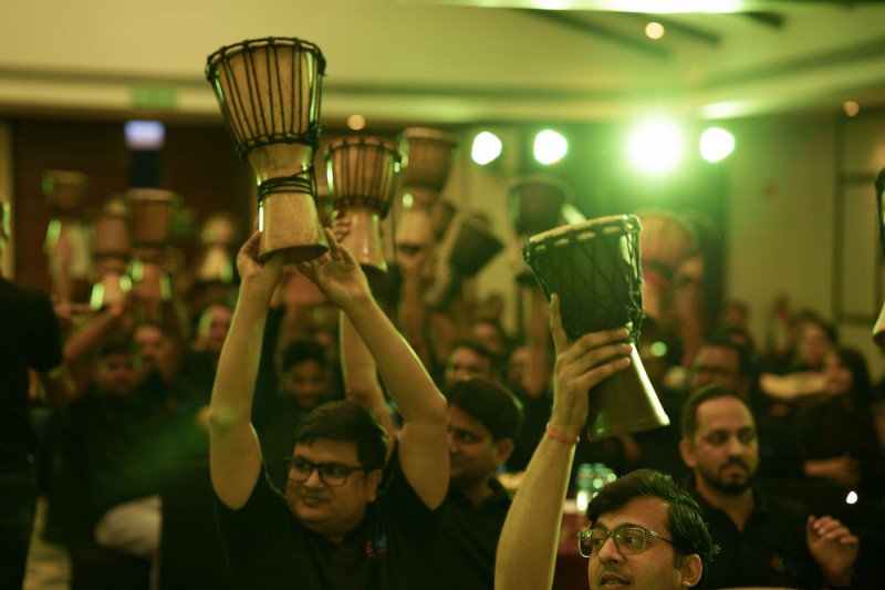Boost Creativity and Morale with Drum Circle in Jaipur Sessions