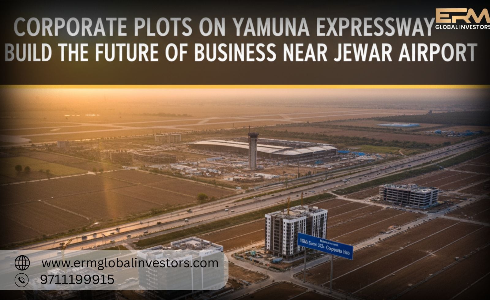Corporate Plots on Yamuna Expressway – Build the Future of Business Near Jewar Airport