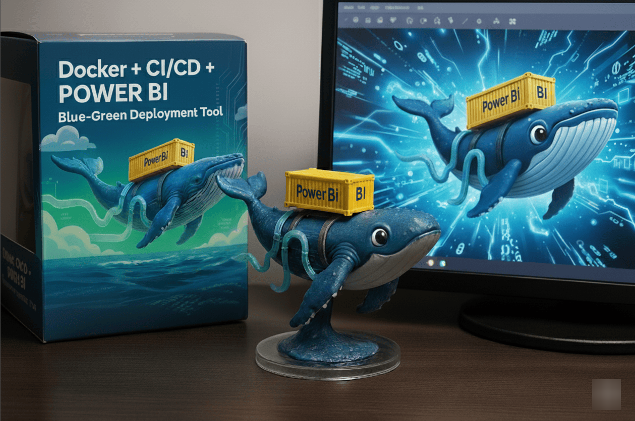 PowerBI Blue-Green Deployment with Azure DevOps & docker