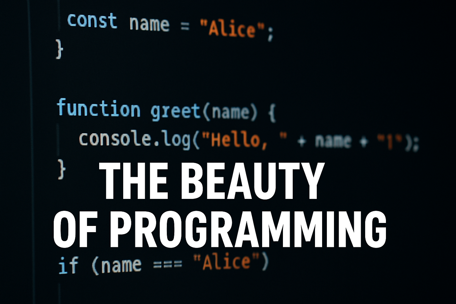 The Beauty of Programming (2001)
