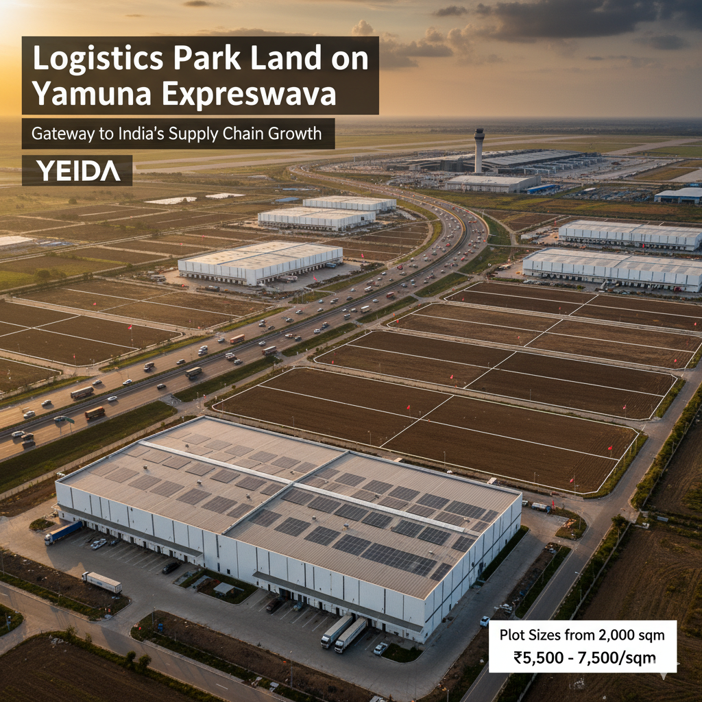Logistics Park Land on Yamuna Expressway – Gateway to India’s Supply Chain Growth