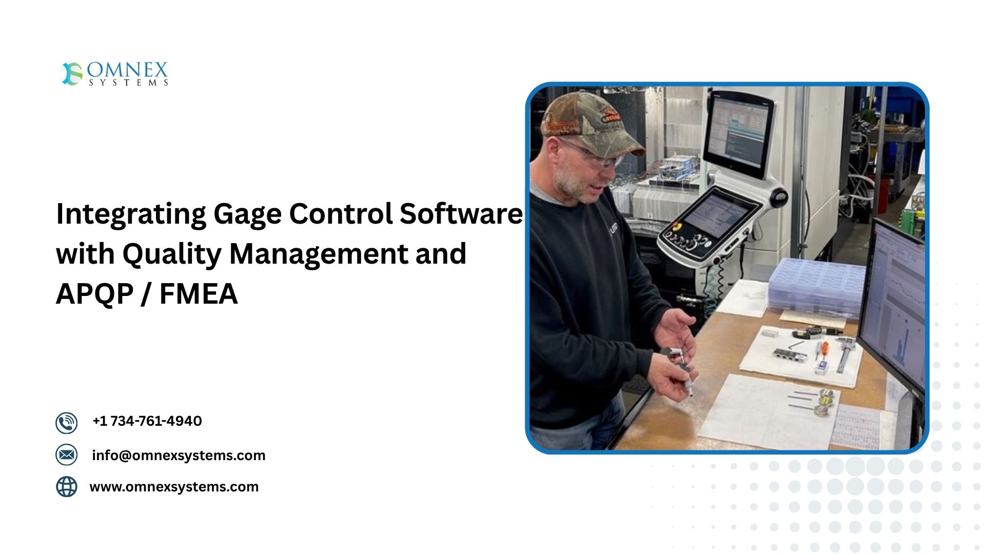 Integrating Gage Control Software with Quality Management and APQP / FMEA