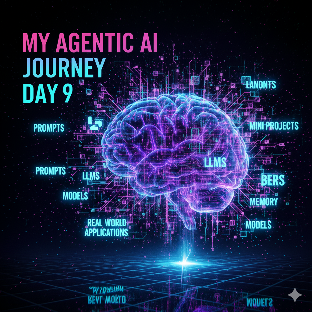 🚀 My Agentic AI Journey – Day 9: Models, Prompts, and My First Mini-Project