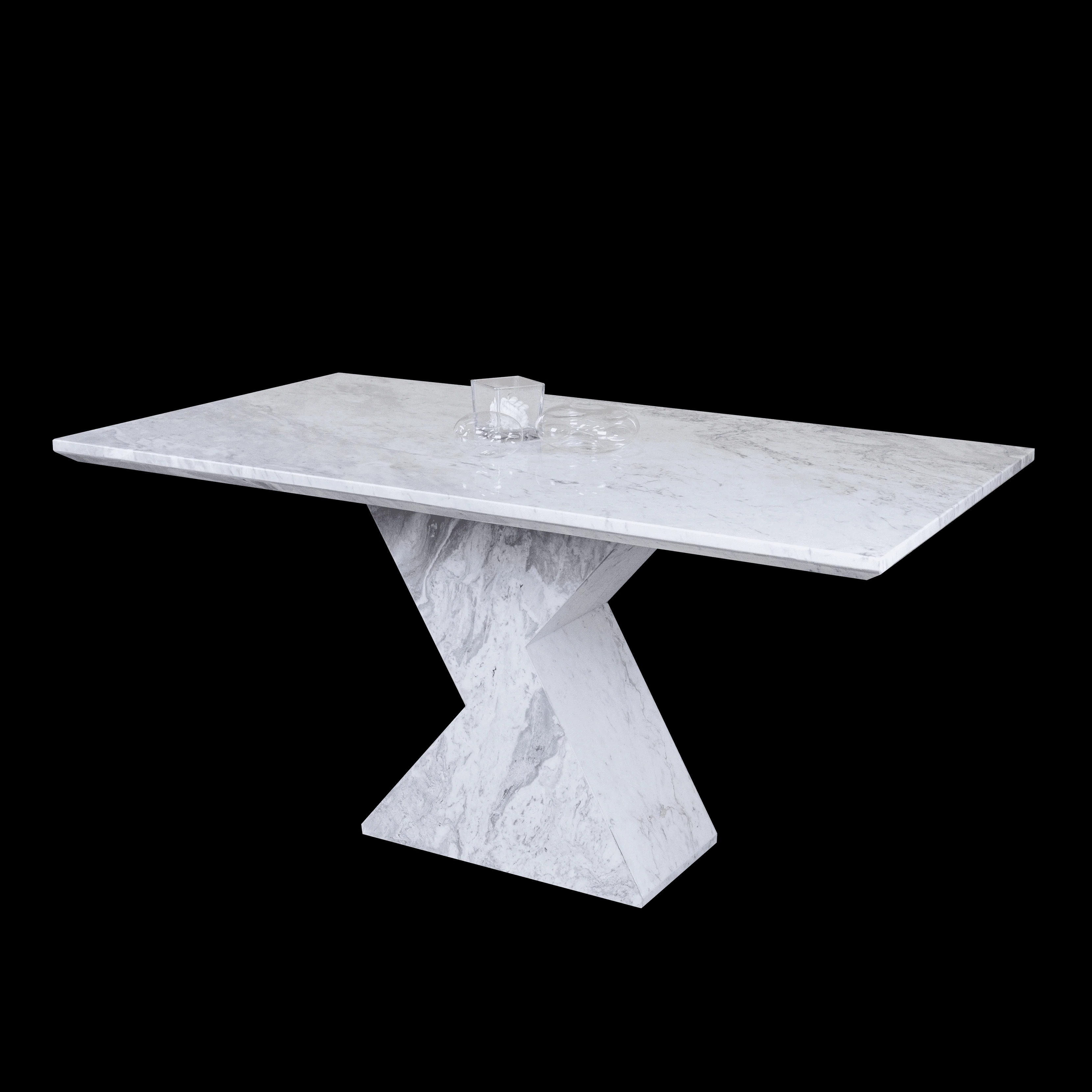 White Marble Dining Table | Marbeyacharm.com