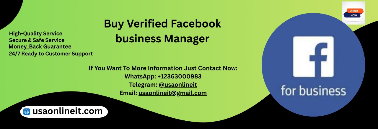 Best 10,4 Site To Buy Facebook BM Accounts Safely USA