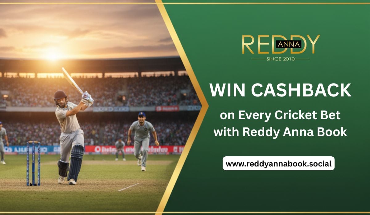 Win Cashback on Every Cricket Bet with Reddy Anna Book